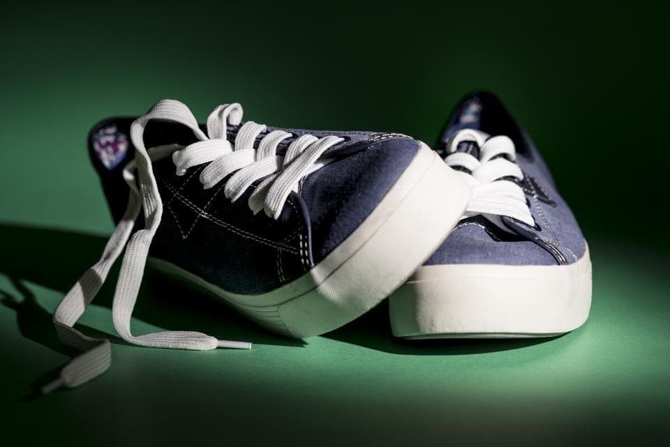 Navy Canvas Sneaker